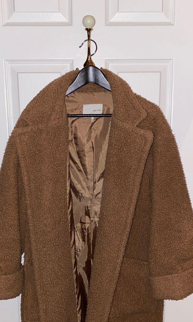 Oak and best sale fort teddy coat