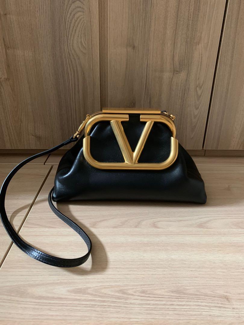 Supervee nappa sale clutch