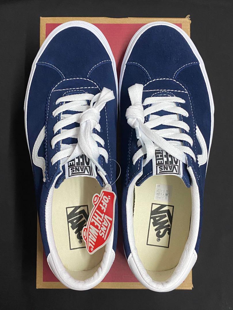 Vans Sport Suede (Dress Blues) Men's Leather Skate Shoe Sneaker 男