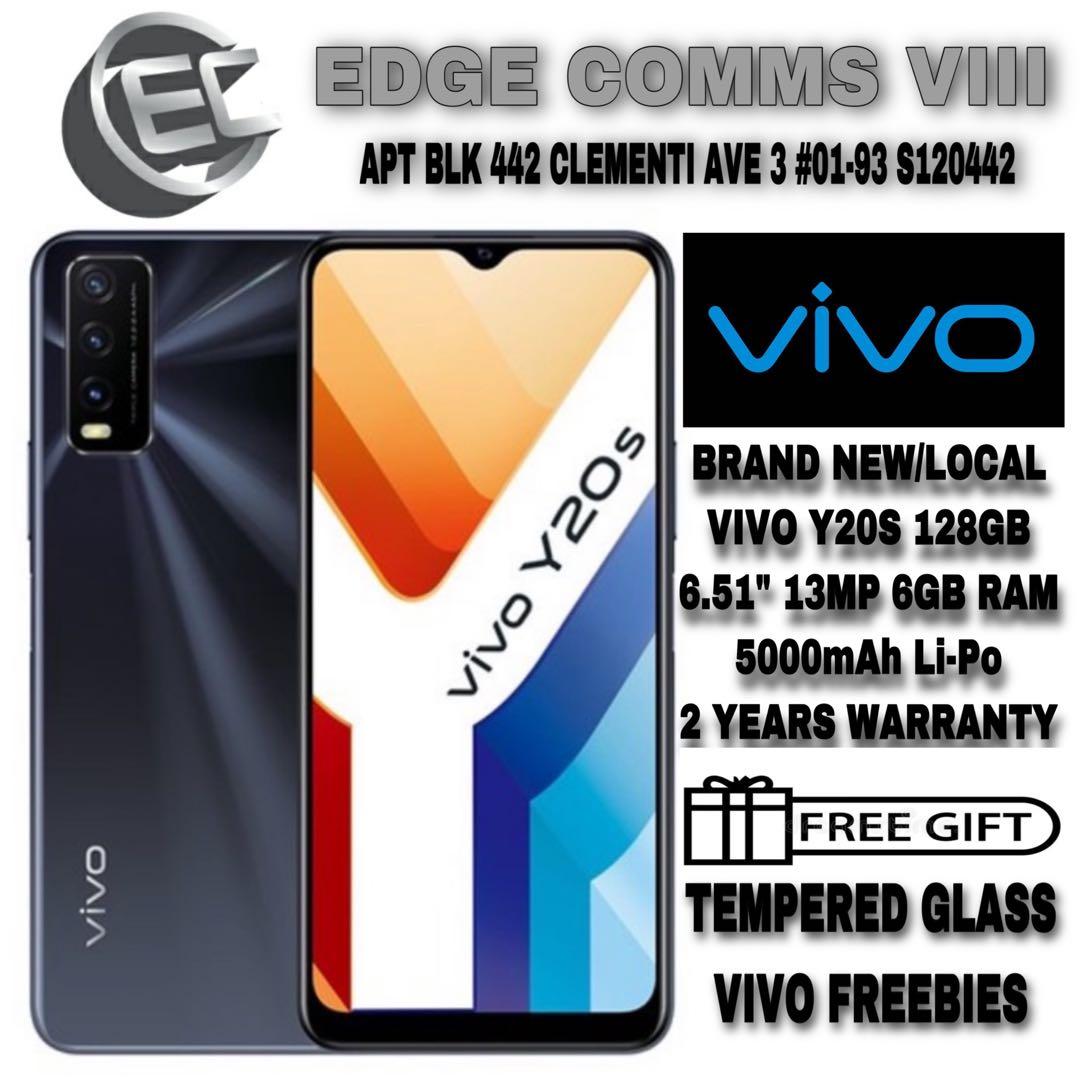 Vivo Y20s Obsidian Black Purist Blue 6gb Ram 128gb Rom Mobile Phones Tablets Android Phones Others On Carousell