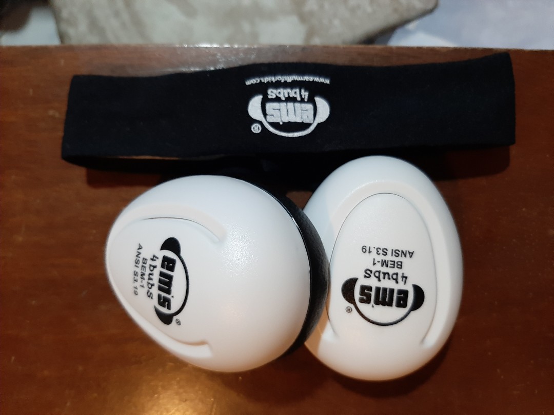 White Ems For Bubs Baby Earmuffs Black White Babies Kids Others On Carousell