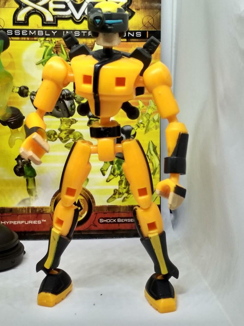 Xevoz Hasbro Toy Figures Set (Category: Action & Battle Toys) located in Bacoor. Submitted by collectors_haul (Listing ID 1036773099, Image 3). Description: Authentic Hasbro figures with highly posable and interchangeable parts. Comes with instruction booklet for Shock Berserker and a Battle Terrain Game Rules Booklet. Pre-owned. Some joints already loose in their brand new state. Tallest is Shock Berserker which measures 8.5 inches tall. Slightl
