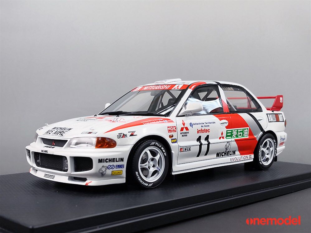 1/18 extremely rare One model Mitsubishi Lancer evo 3 WRC RALLIART