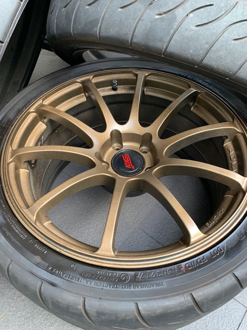 18” Advan RS GTR Face with AD08R, Car Accessories, Tyres & Rims on ...