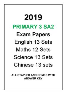 2019 Primary 6 Past Year Exam Paper Books Stationery Textbooks Primary On Carousell