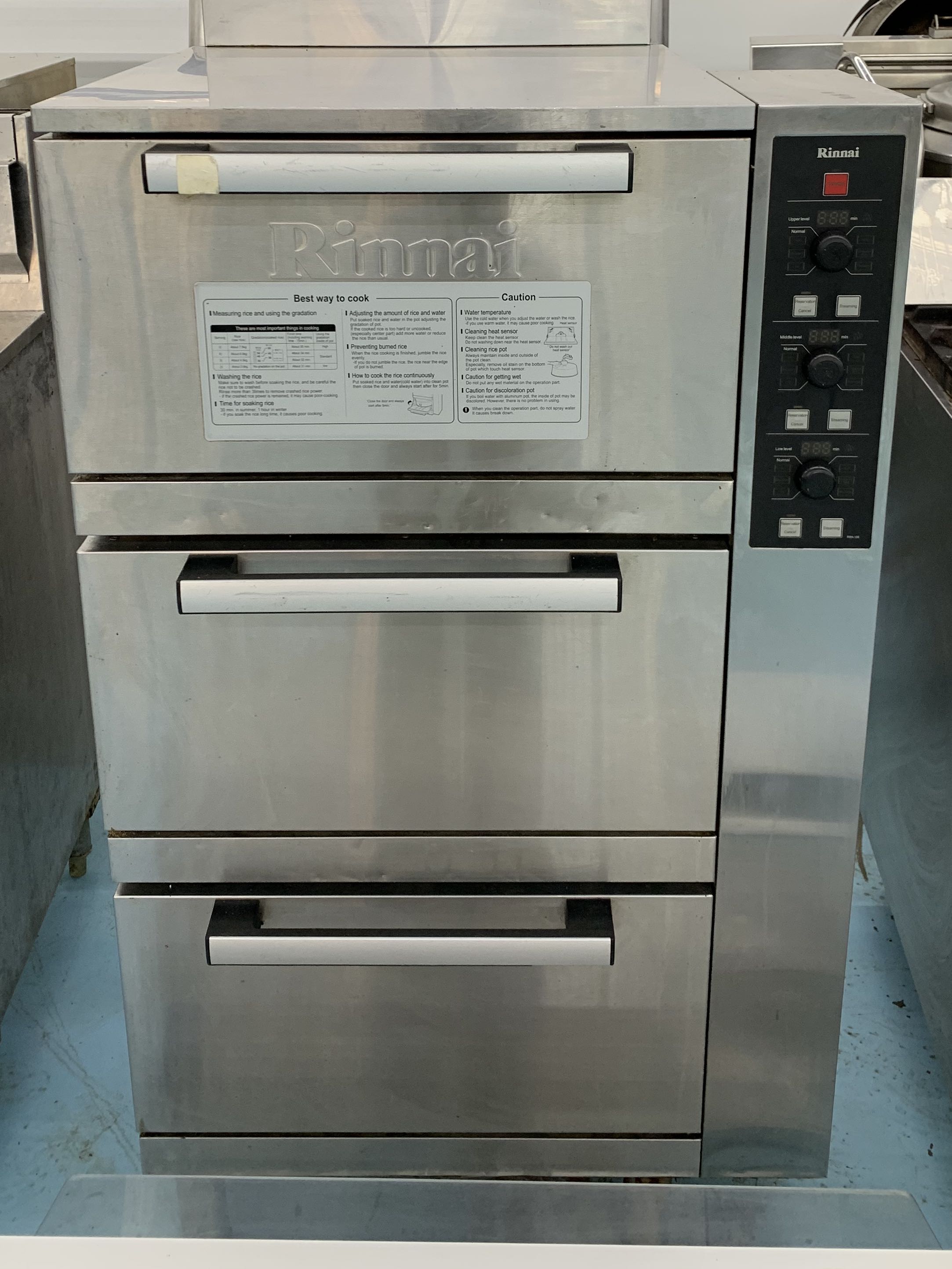 rinnai 3 deck rice cooker price