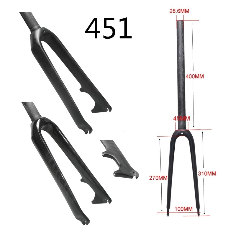 406 451 Disc brake Carbon fork Sports Equipment Bicycles Parts