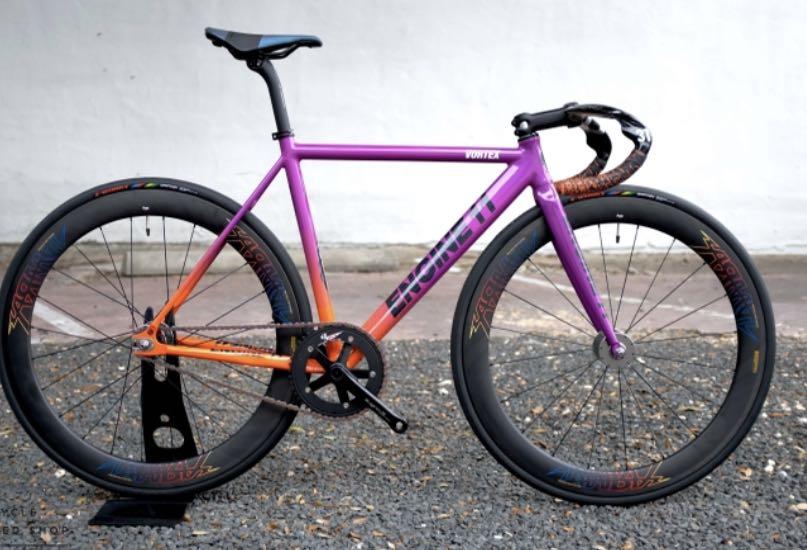 Engine 11 Vortex Purple And Orange Sports Equipment Bicycles Parts Bicycles On Carousell