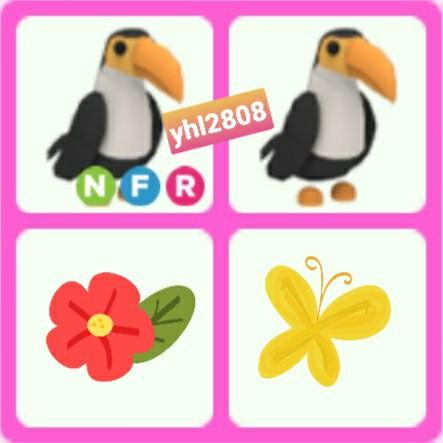 Adopt Me Toucan Neon Or Non Toys Games Video Gaming In Game Products On Carousell - rarity neon roblox