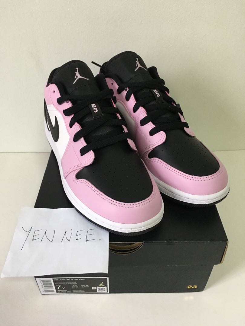 aj1 black pink