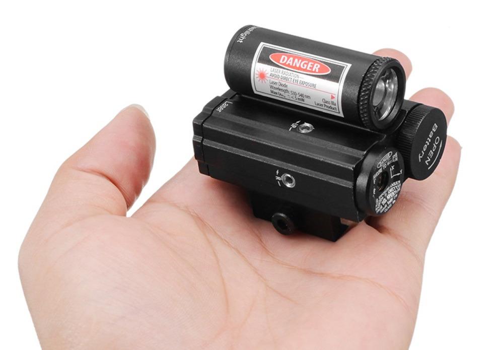 Airsoft Sniper Rifle Pistol Tactical Laser Sight Tail Switch LED Light