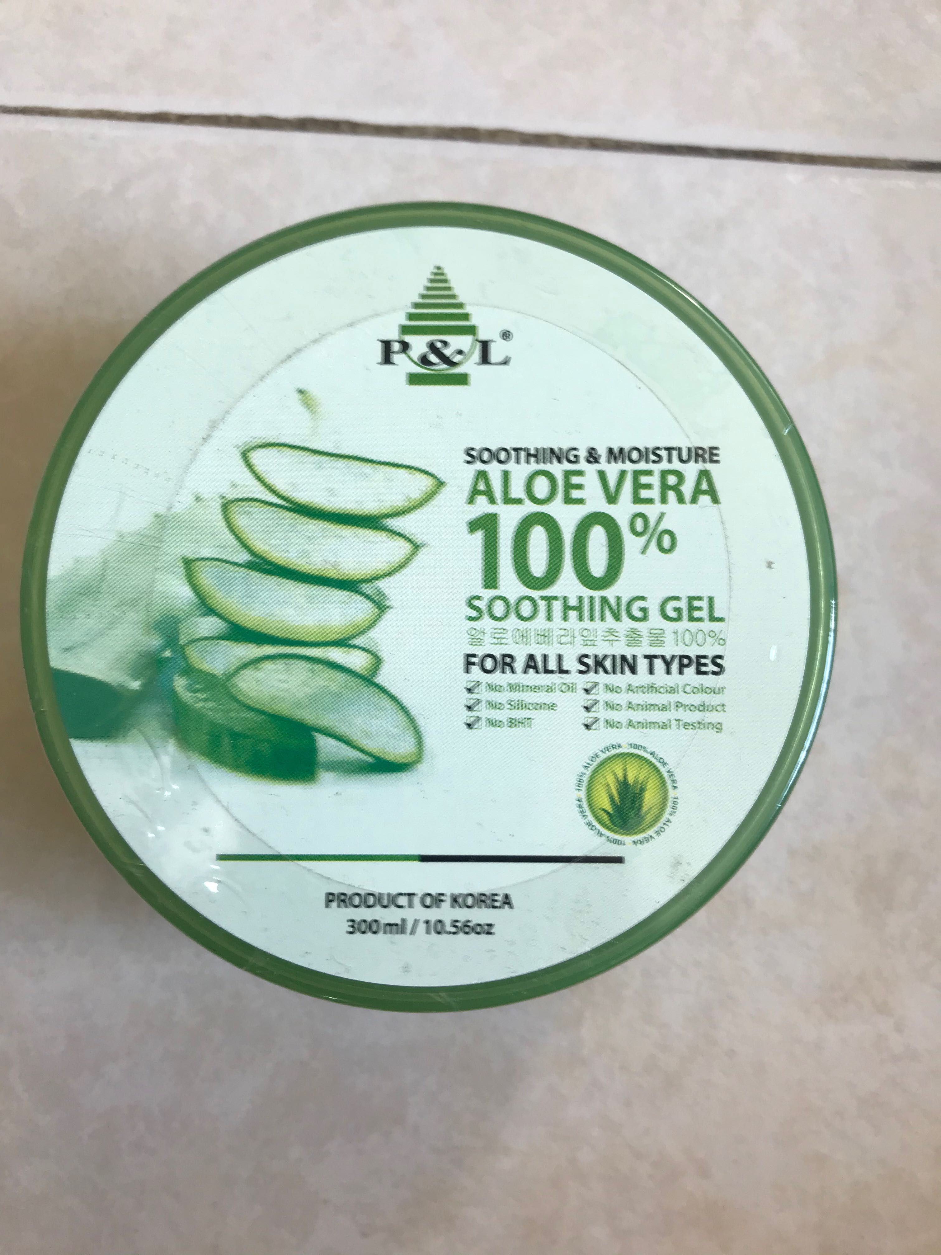 teami aloe skin hydration gel