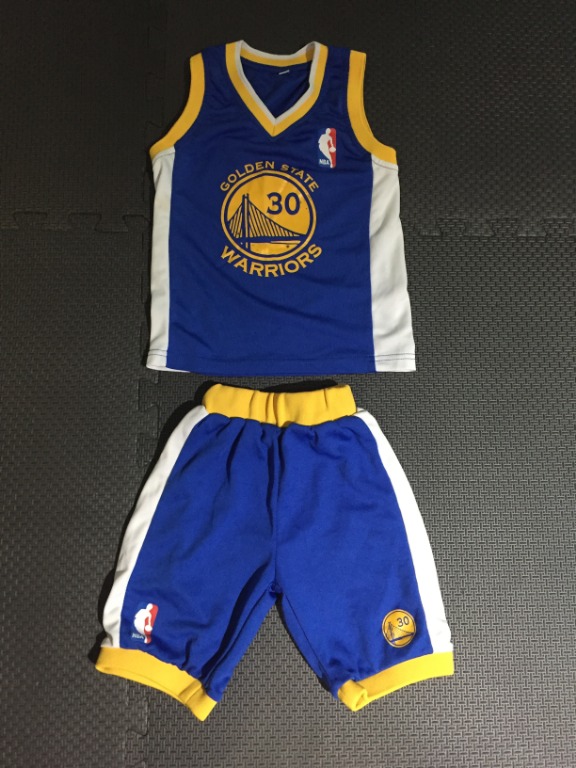 stephen curry jersey and shorts for kids