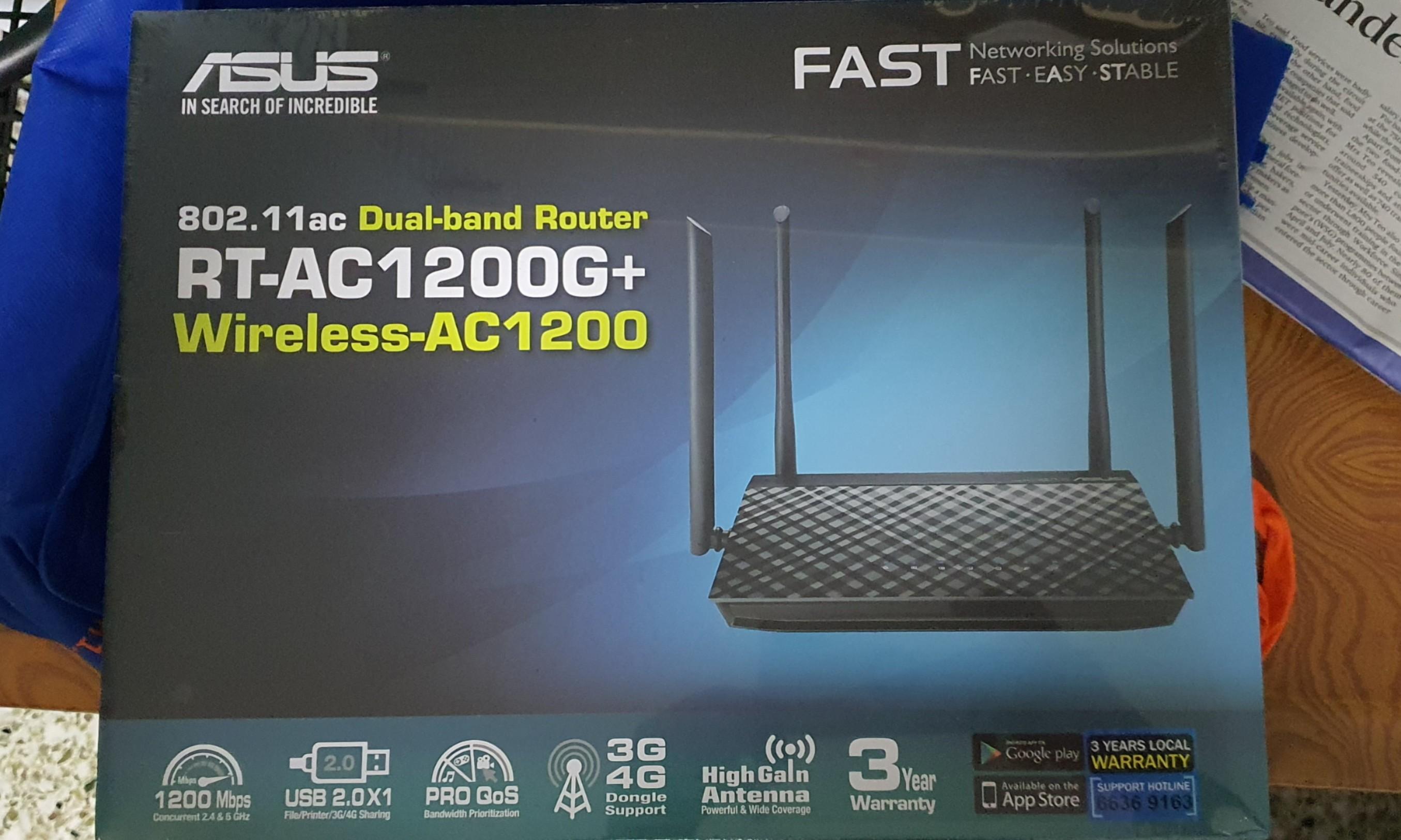 Asus Rt Ac1200g Electronics Computers Others On Carousell