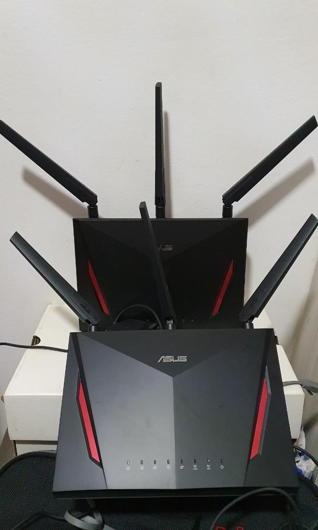Asus Rt Ac86u Electronics Computer Parts Accessories On Carousell