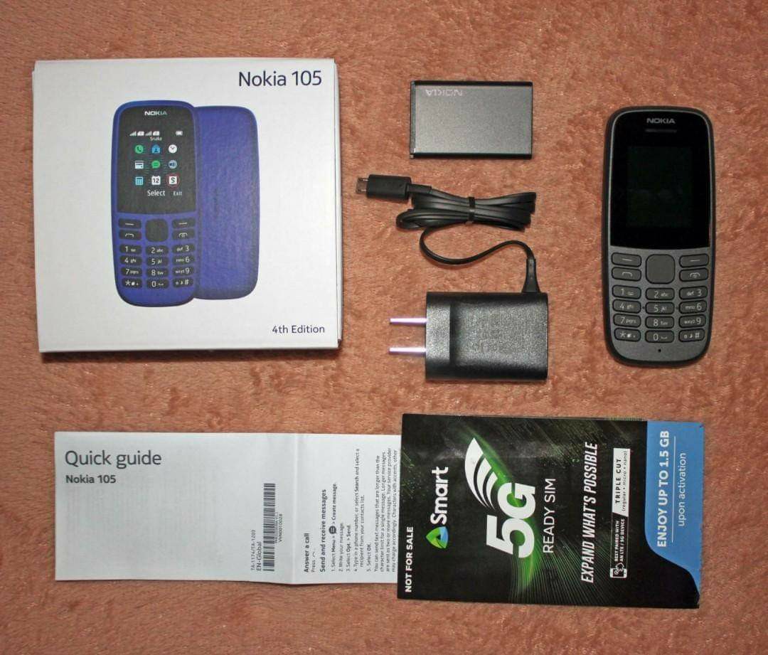 Authentic Nokia 105 4th Edition 2019 Mobile Phones Gadgets Mobile Phones Early Generation Mobile Phones On Carousell