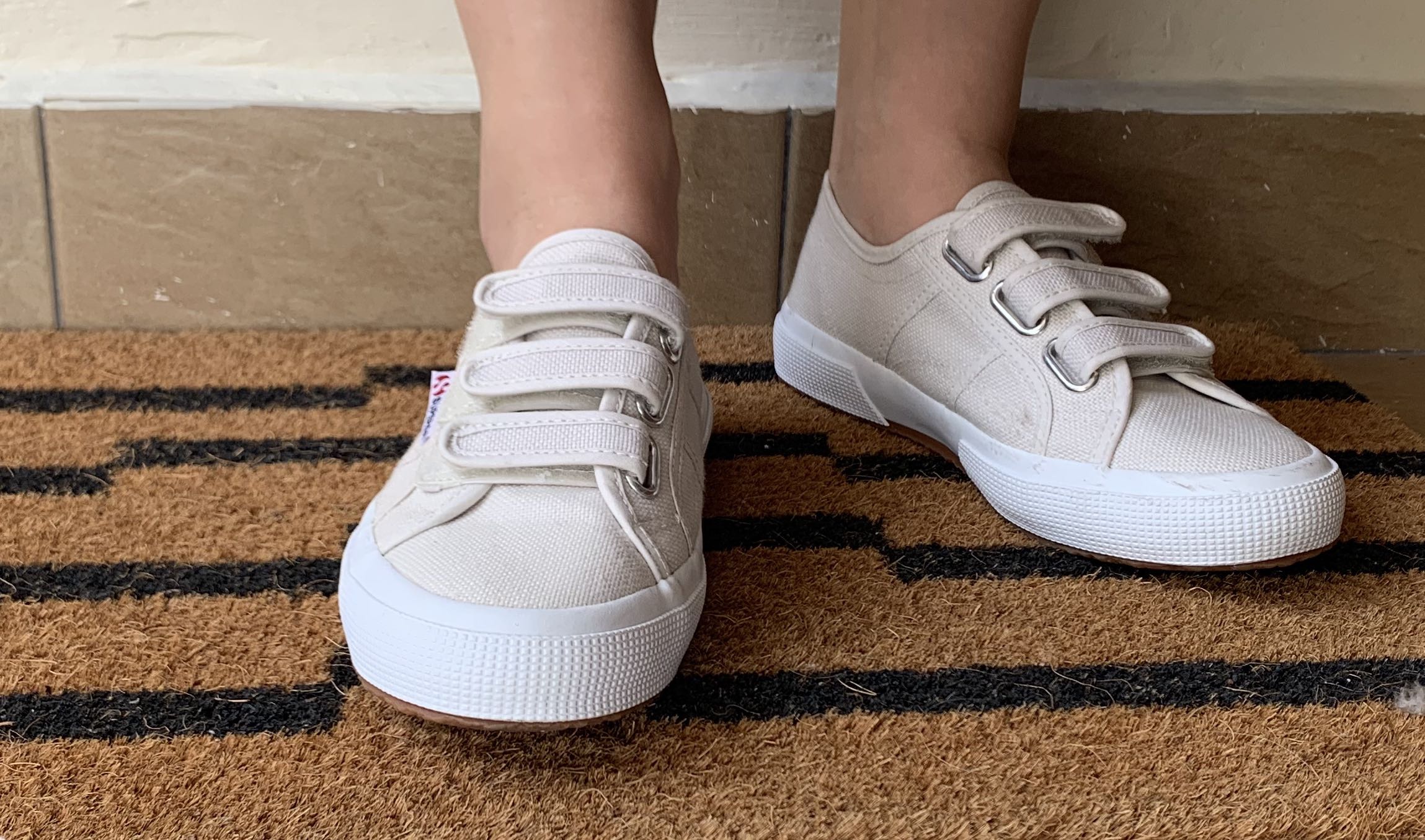 Authentic Superga Strap Grey Seashell Women s Fashion Footwear
