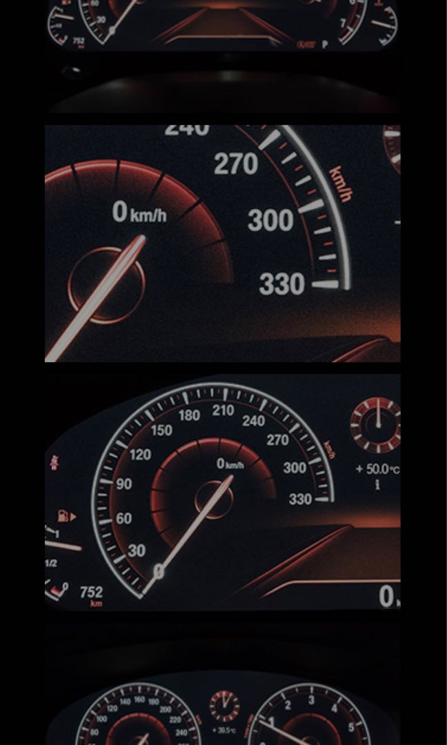 BMW G20 G30 6WB speedometer change to 330KM/H, Car Accessories