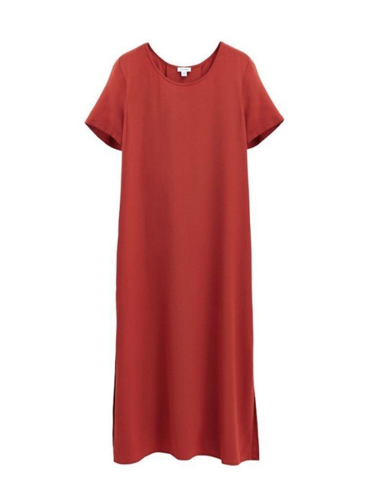 Cuyana silk clearance tee dress
