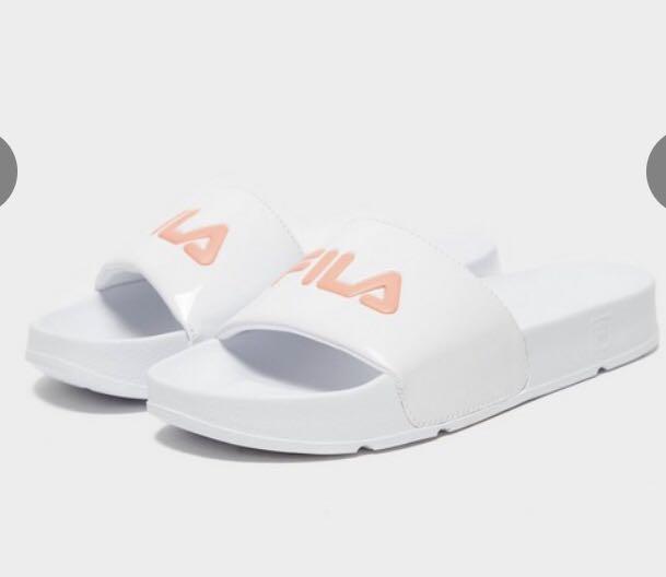 fila sliders white