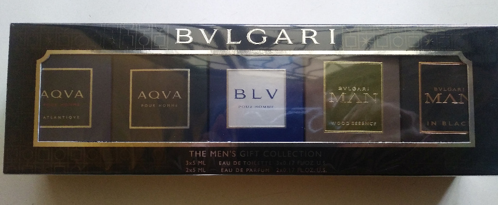 BRAND NEW Bvlgari Men's Gift Collection Set (5x 5ml), Beauty
