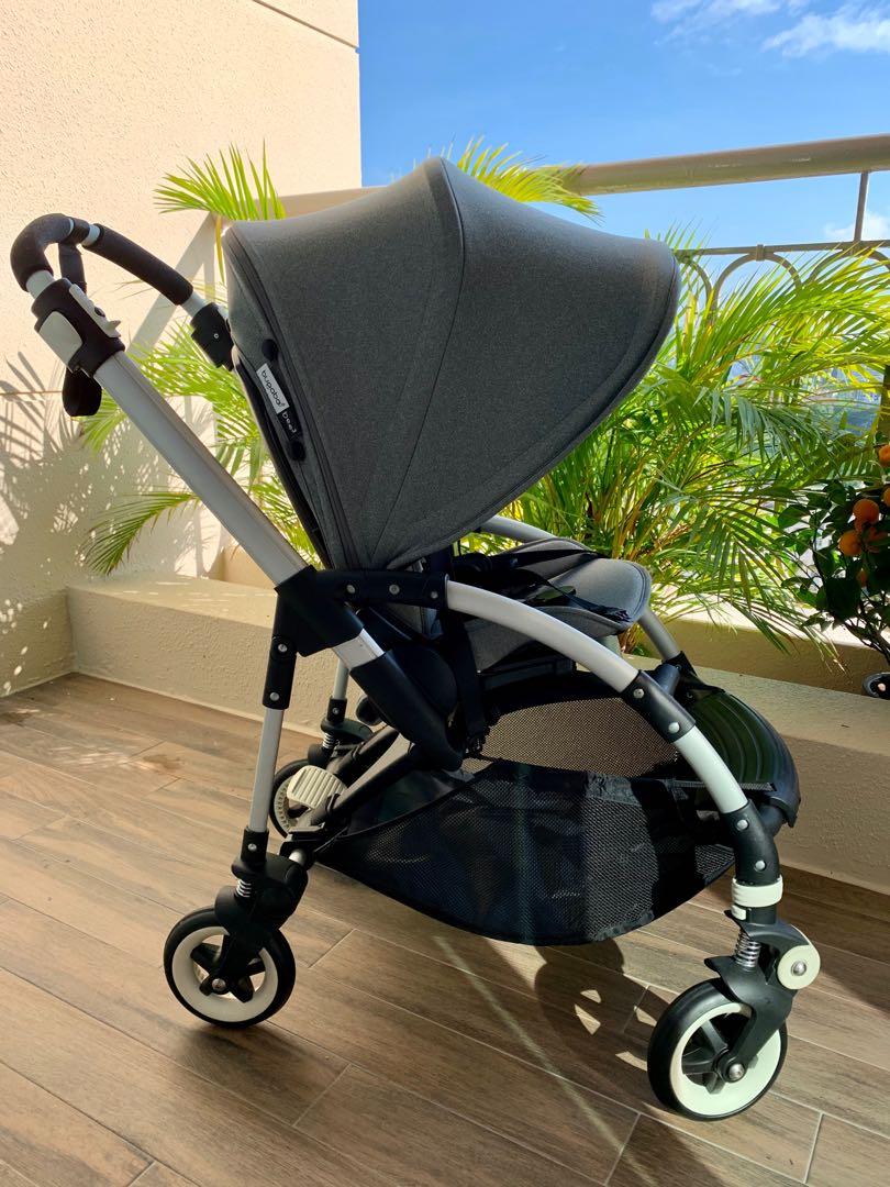 Bugaboo bee 3 grey melange hood shop