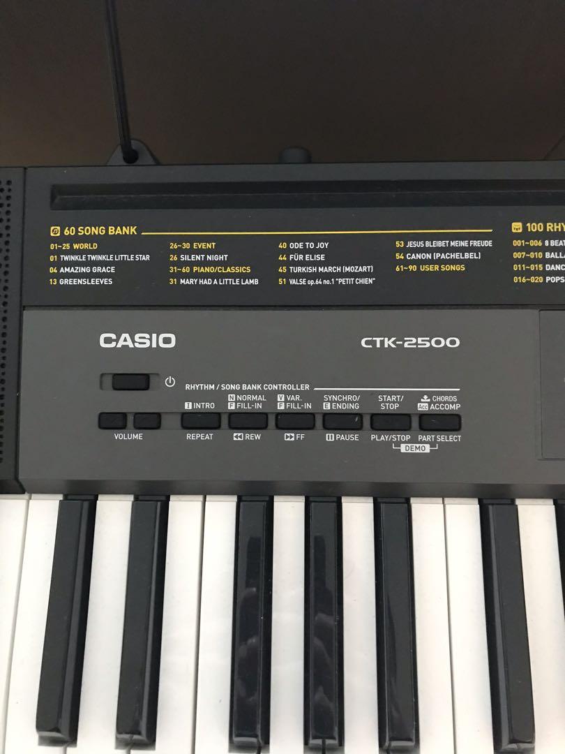 Casio CTK-2500, Hobbies & Toys, Music & Media, Musical Instruments on ...