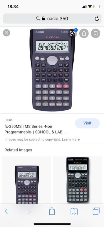 Casio Fx 350ms Hobbies Toys Stationery Craft Stationery School Supplies On Carousell