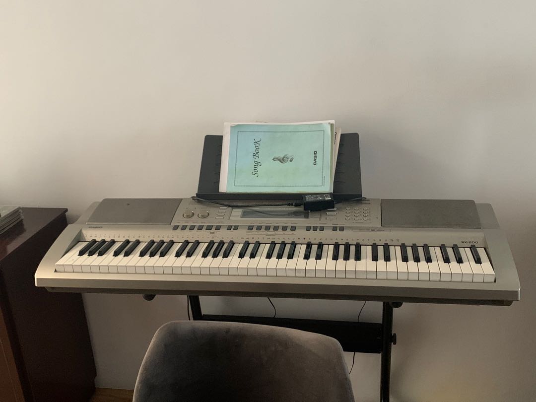 Casio wk 200 music stand on sale