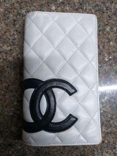 CHANEL QUILTED LONG WALLET.