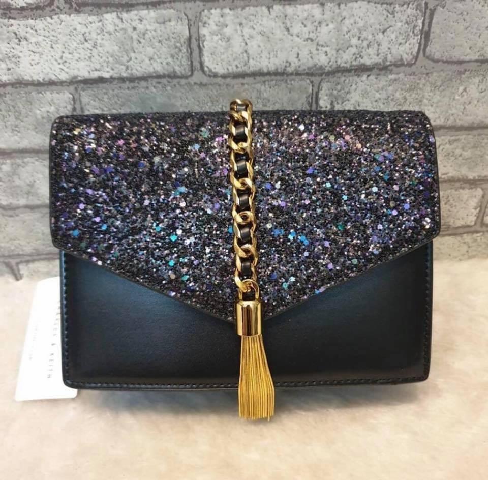 Charles and Keith Tassel Sling Bag BLACK ONLY!!!
