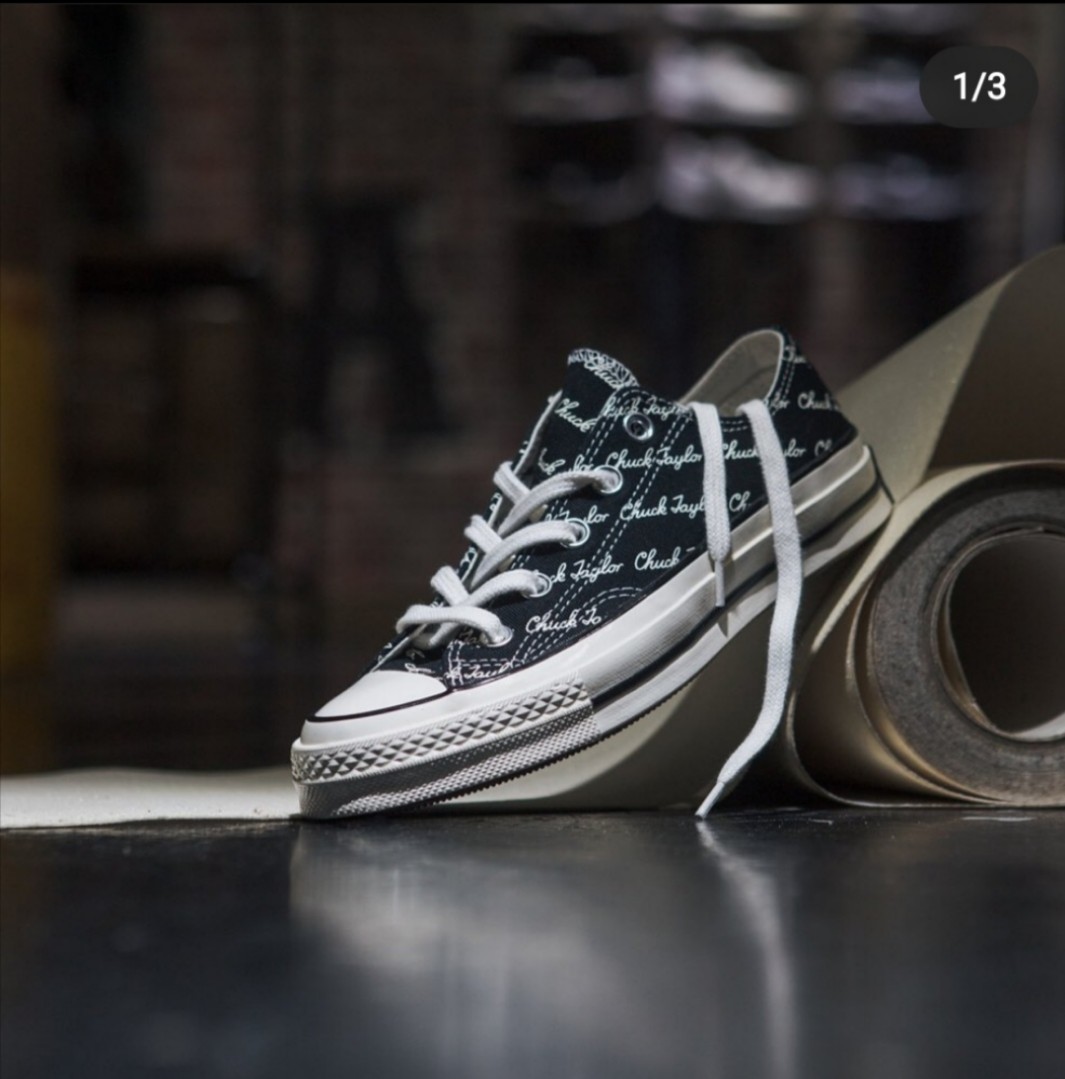 CHUCK 70 OX BLACK Men s Fashion Footwear Sneakers on Carousell