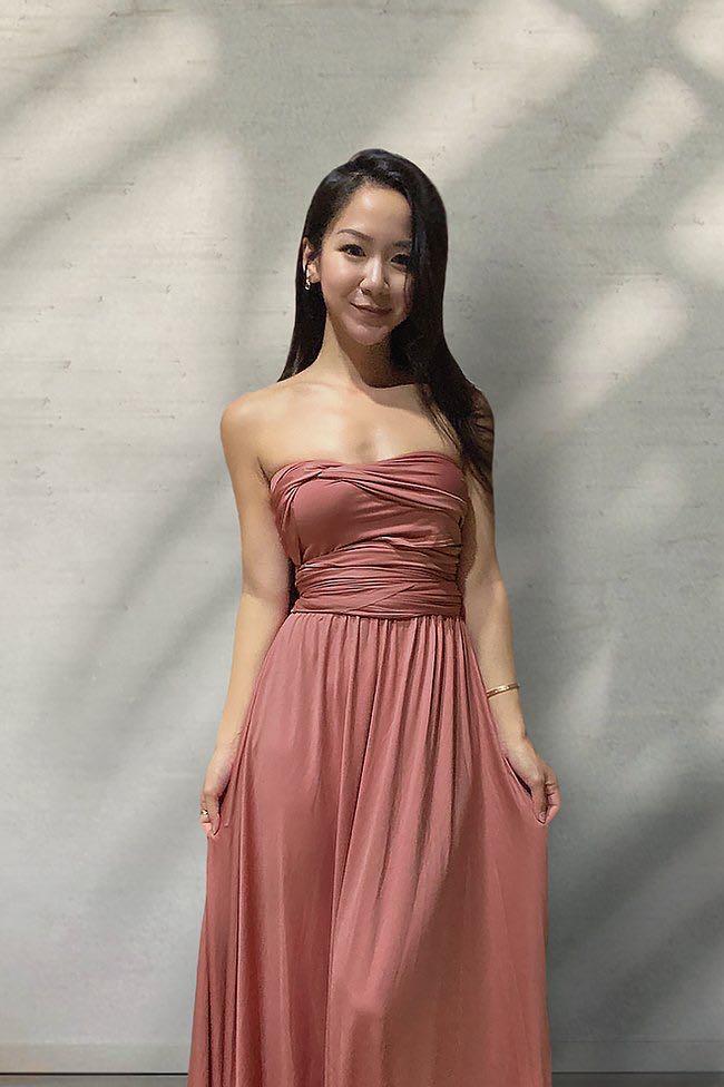 Cinnamon rose on sale bridesmaid dresses