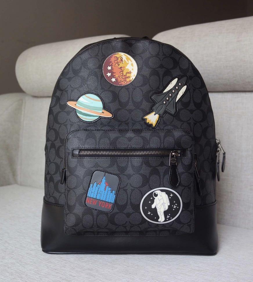 Coach sales space backpack