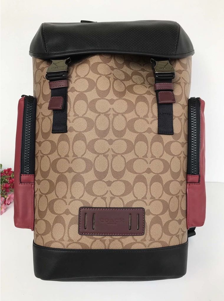 Coach 87860 Ranger Backpack In Signature Canvas, Men's Fashion, Bags