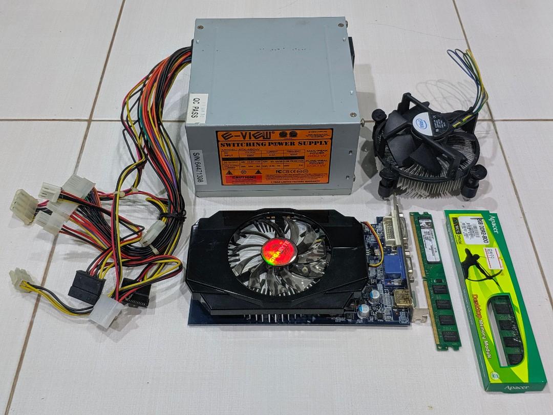 Combo Power Supply Ram Ddr2 Intell Cpu Fan Electronics Computers Desktops On Carousell