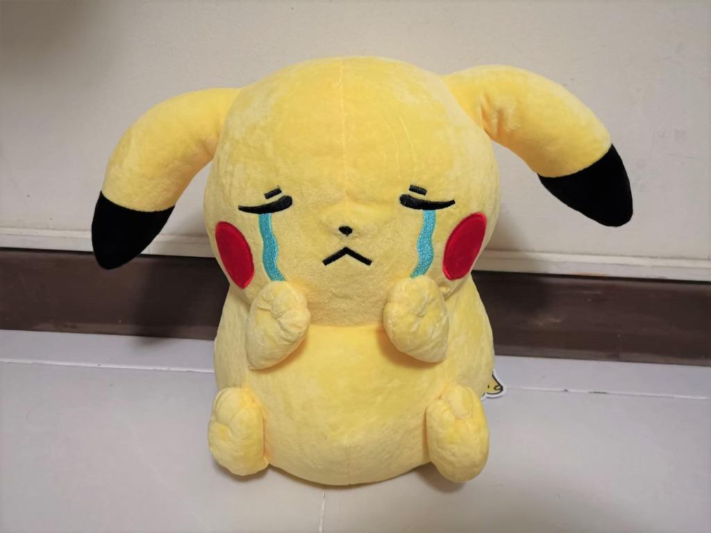 Crying outlet pikachu plush