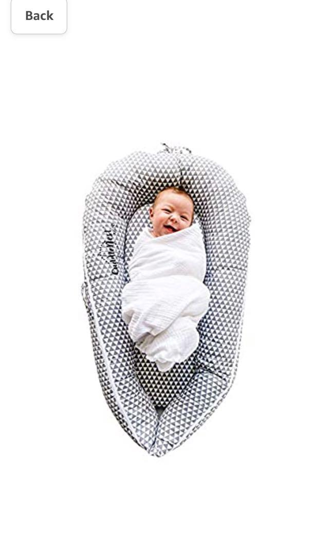 Cuddlenest Mini Lounger In Lullaby Grey Babies Kids Cots Cribs On Carousell