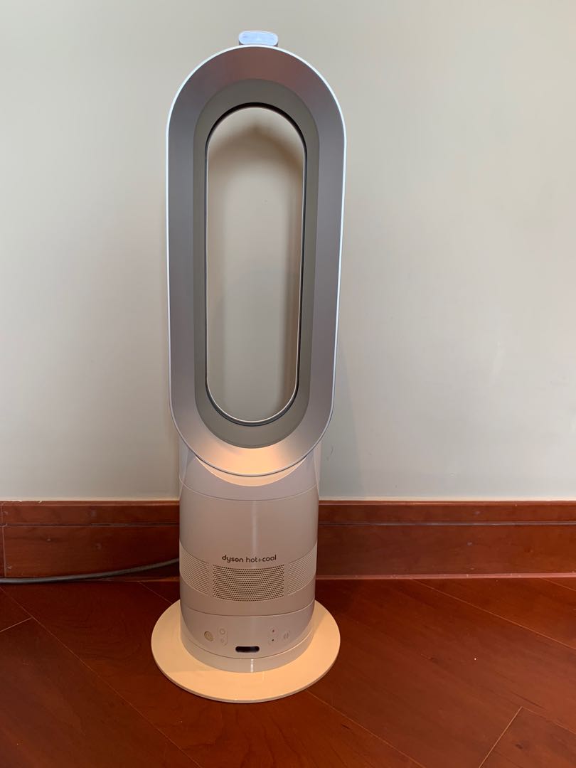 Dyson AM05 Hot  Cool™ Fan Heater, White 無葉風扇冷暖機, 家庭電器, 冷氣機及暖風機- Carousell