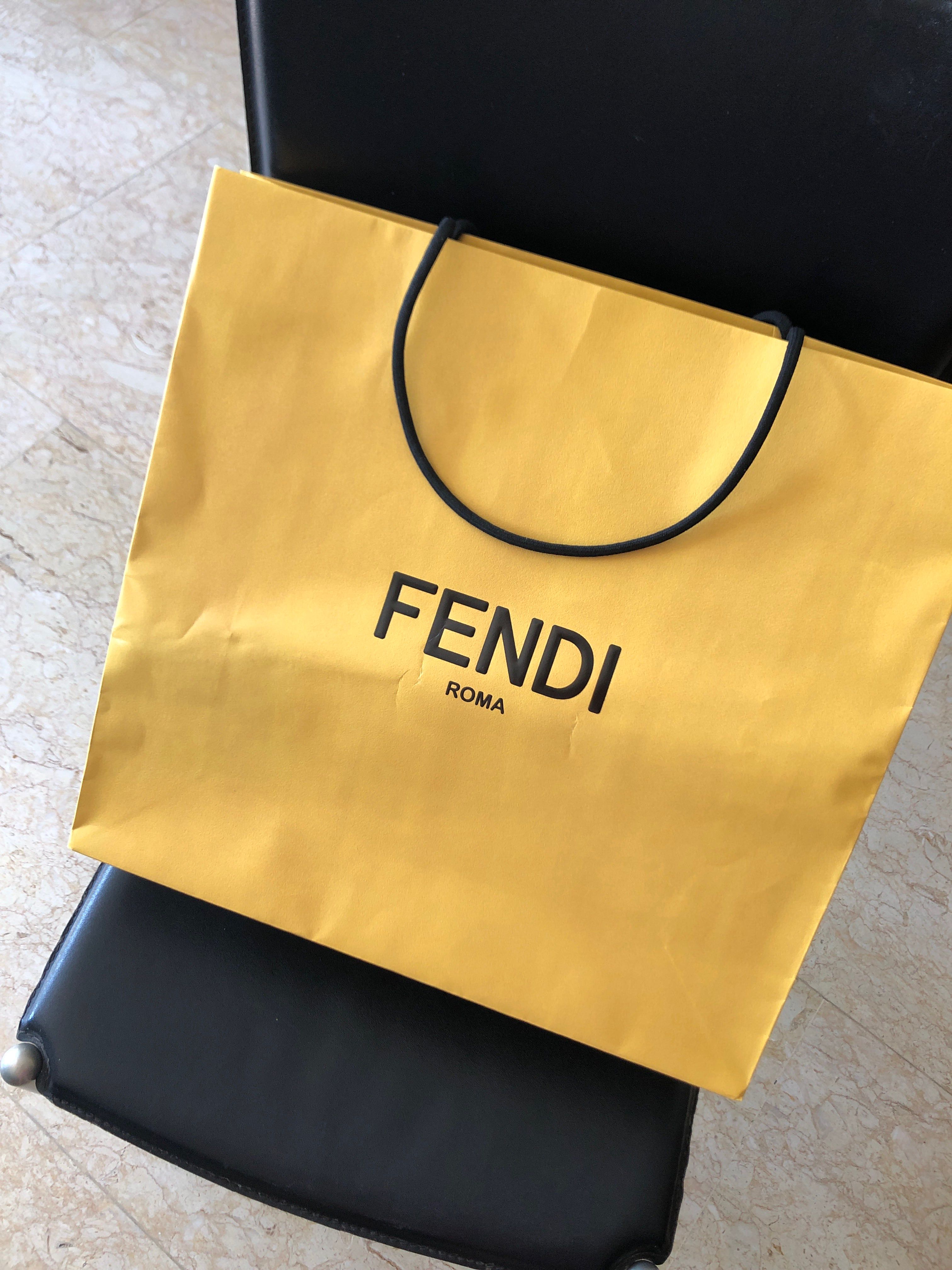 Fendi paper bag, Luxury, Bags & Wallets on Carousell