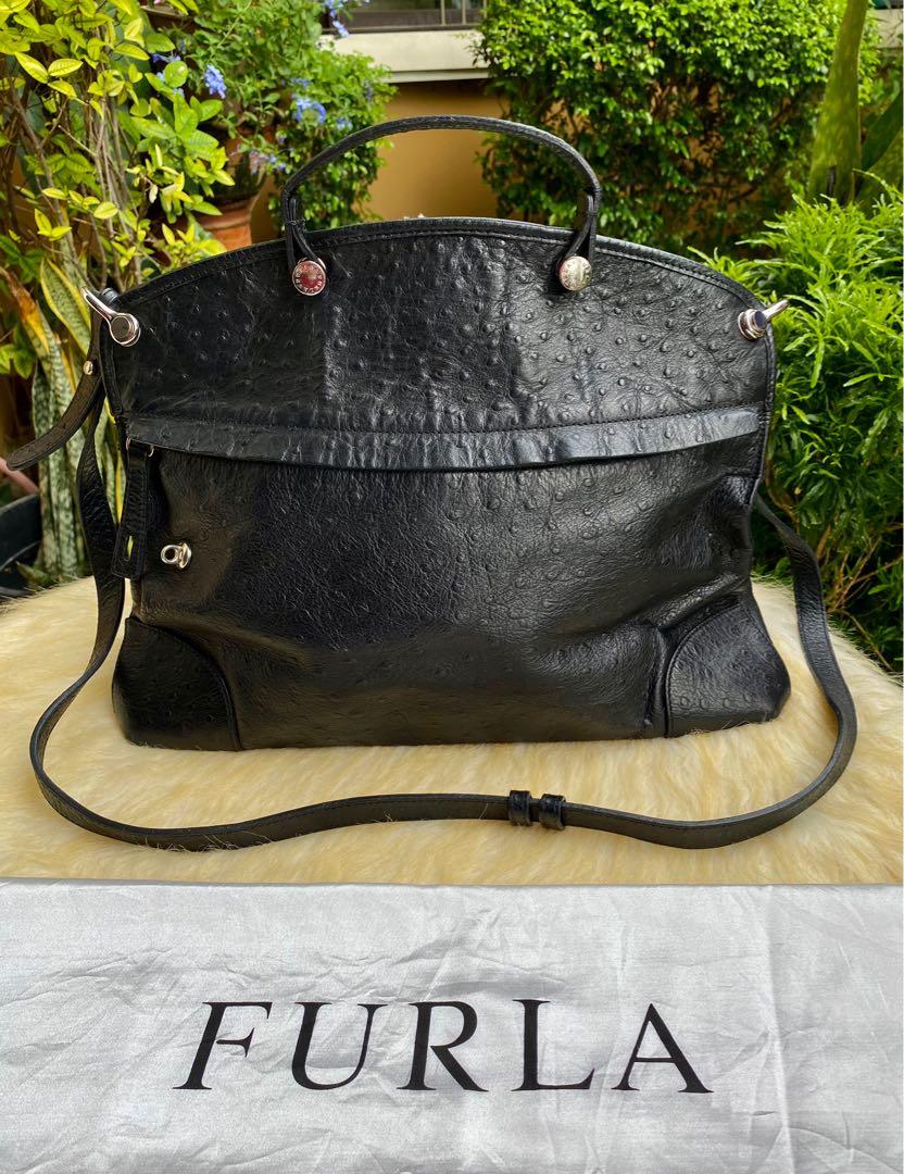 Furla ostrich bag on sale