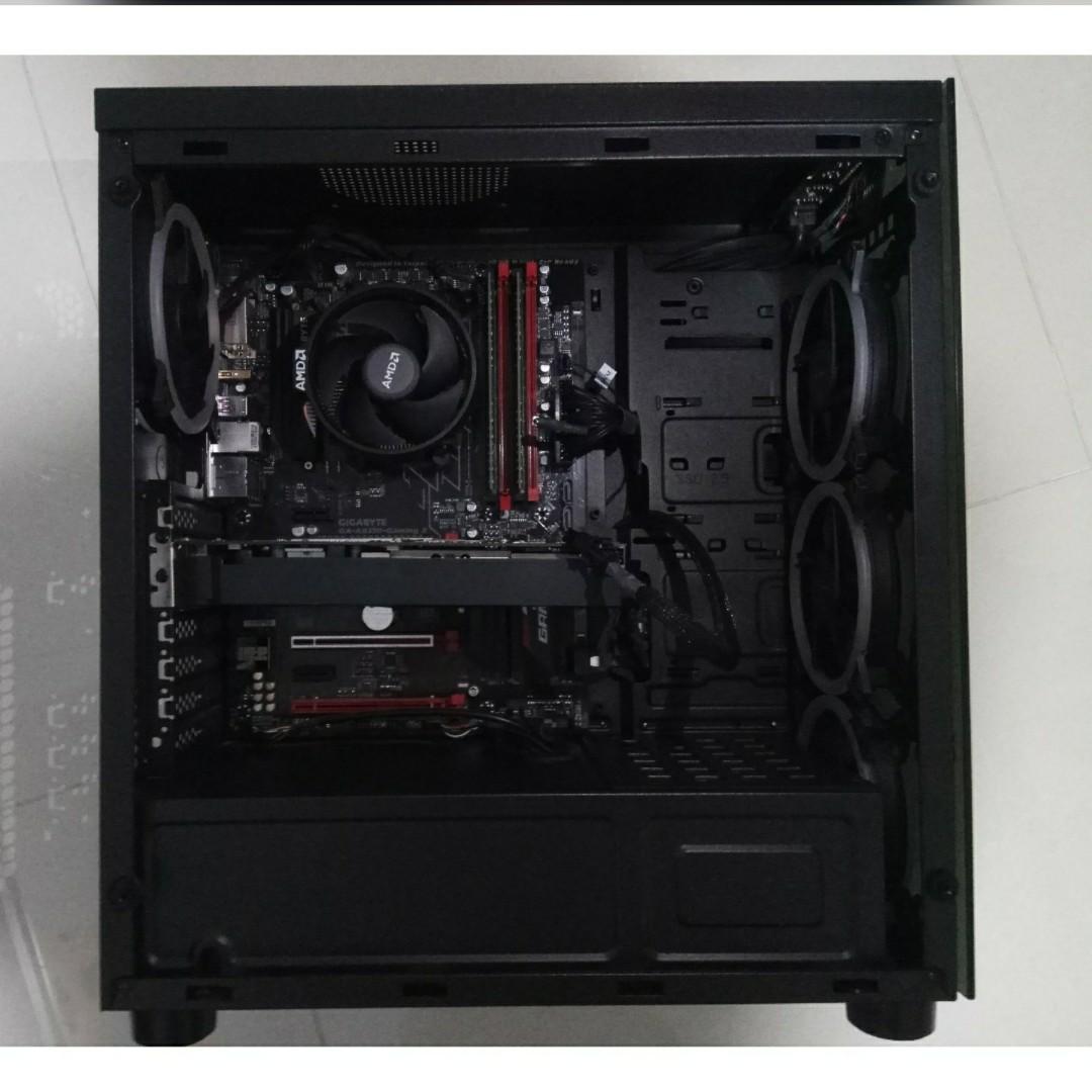 Gaming PC Ryzen 5 1600 GTX 1060 6GB 512GB SSD 16GB RAM