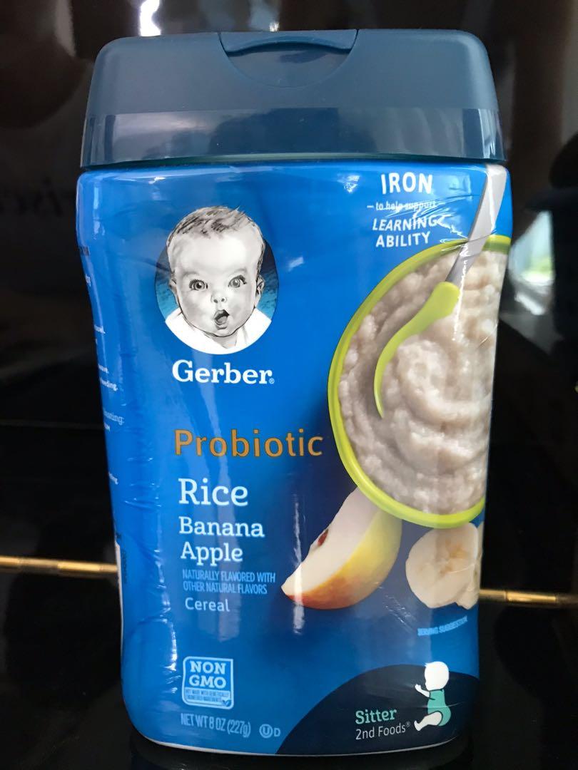 gerber probiotic rice banana apple