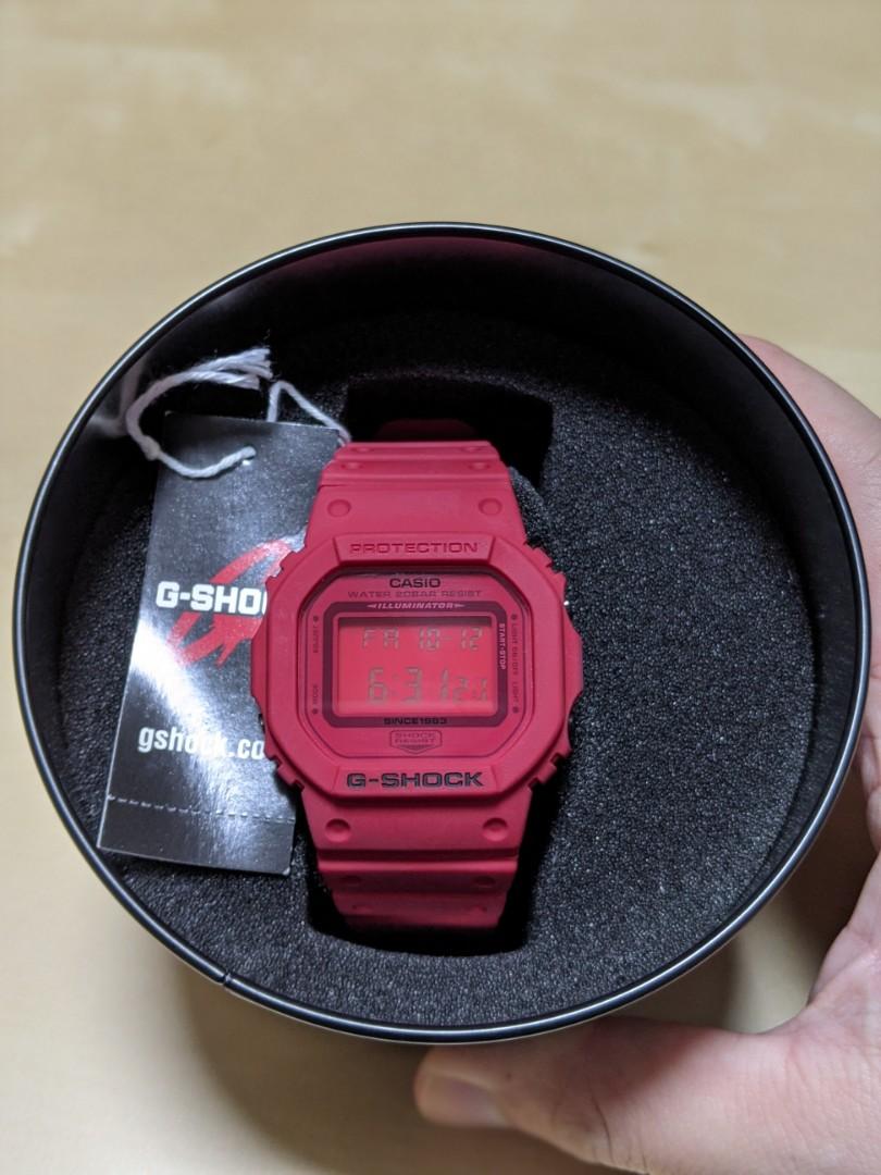 G Shock DW 5635C 4 Red Out Square 35th Anniversary Limited Edition