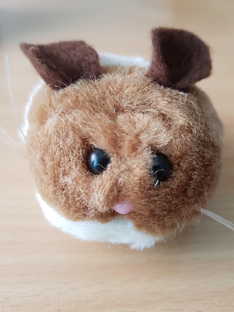 Hamster vibrating pull string, Toys & Games, Stuffed Toys on Carousell