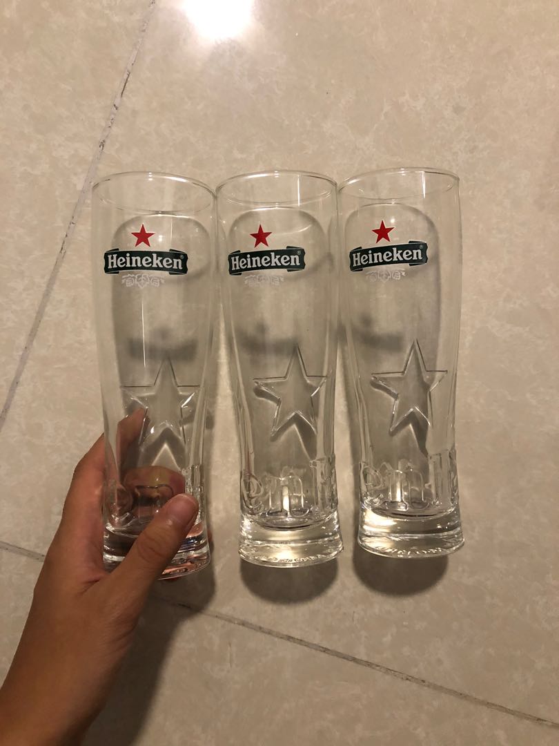 Heineken Beer Glass Half Pint Home Appliances Kitchenware On Carousell If you want to drink a normal sized glass of beer (around 250 millilitres), ask for a half: carousell