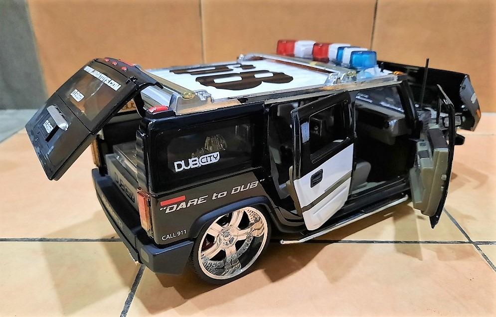 Jada TOYS 1/18 DUB CITY BIG BALLERS HUMMER H2 ハマー2 ブラック ...