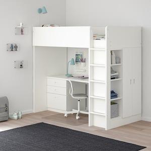 Ikea bed and hot sale desk combo