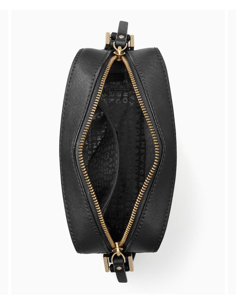 Kate Spade Sling Bag (Category: Cross-body Bags) located in Taguig. Submitted by abil0182 (Listing ID 1037022695, Image 3). Description: Newbury Lane Cammie DESCRIPTION DETAILS 6.3"h x 7.5"w x 2.8"d drop length: 22" saffiano capital kate jacquard lining crossbody with zipper closure dust bag not included imported.