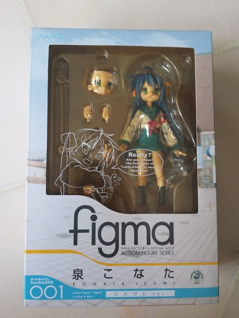 Konata Izumi figma figurine, Hobbies & Toys, Toys & Games on Carousell